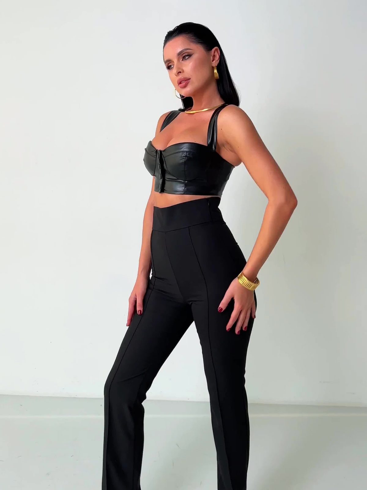High Waisted Trousers-9