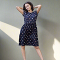 Brown Leopard Knee Length Breastfeeding Dress | Nursing Dress | MilkyMoonn