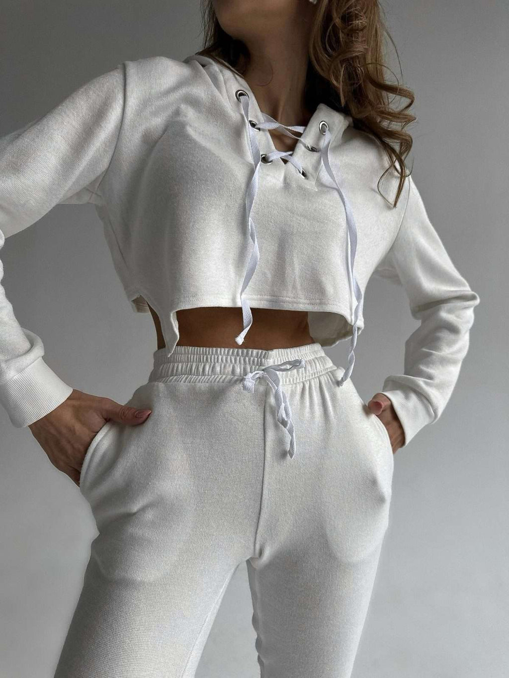 white stylish tracksuit women UK