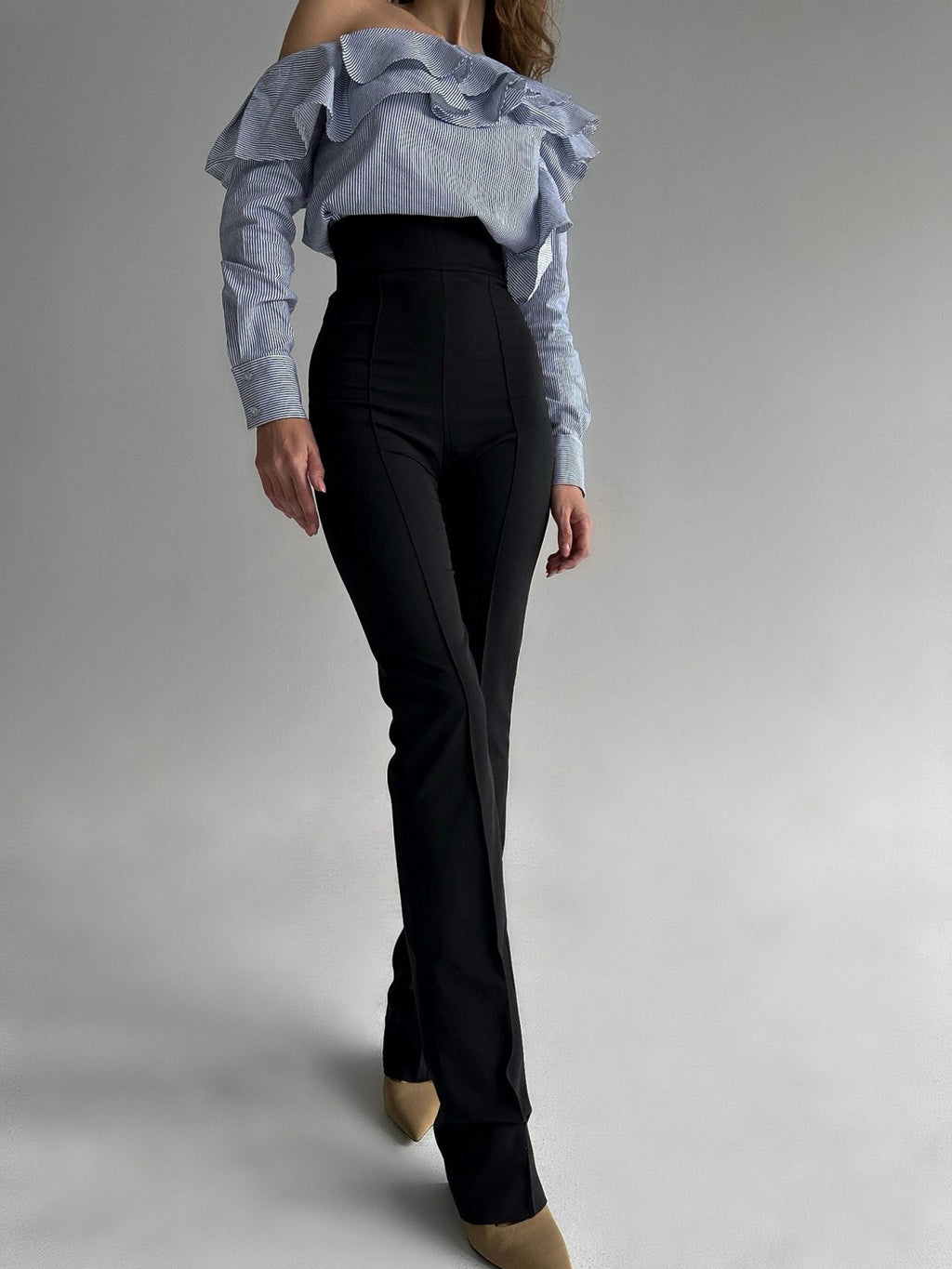 High Waisted Trousers-5