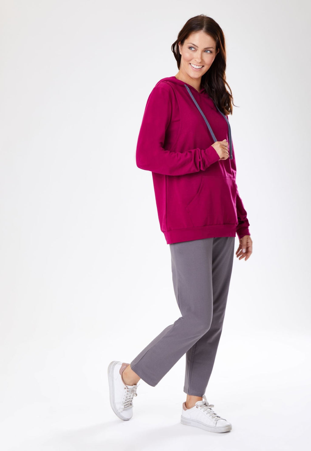 Burgundy Breastfeeding Hoodie