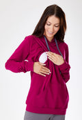 Burgundy Breastfeeding Hoodie