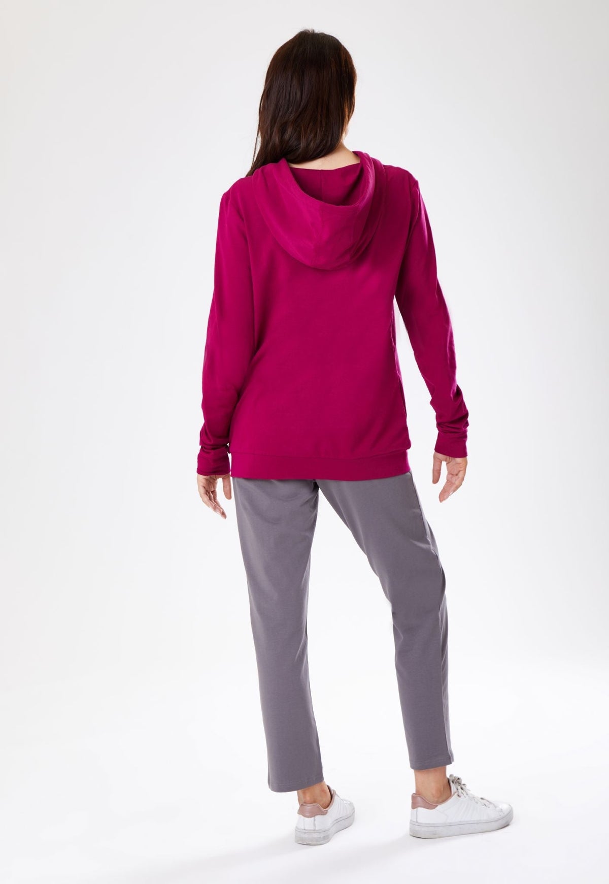 Burgundy Breastfeeding Hoodie